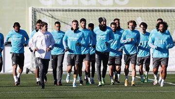 La plantilla del Real Madrid volvi&oacute; a los entrenamientos en Valdebebas.