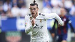 Gareth Bale, en un partido con el Real Madrid.