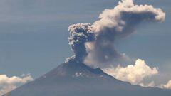 Erupción del Popocatépetl, resumen y actividad volcánica del 05 de junio