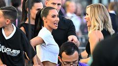 US celebrity Kim Kardashian attends the Leagues Cup Group J football match between Inter Miami CF and Cruz Azul at DRV PNK Stadium in Fort Lauderdale, Florida, on July 21, 2023. (Photo by CHANDAN KHANNA / AFP)