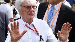 Bernie Ecclestone en Monza.