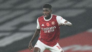 Arsenal's Partey set for scan on suspected thigh injury