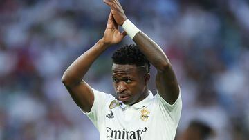 Real Madrid thumped Almería at the Estadio Santiago Bernabéu but the win was overshadowed by an injury to Vinicius.