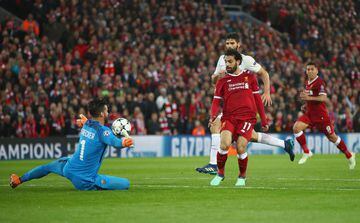 Mohamed Salah scores again and it's 2-0 for Liverpool.
