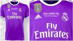 Camiseta del Real Madrid para la final de Cardiff.