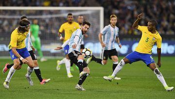 Formaciones confirmadas para el amistoso Argentina - Brasil