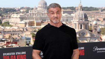 ROME, ITALY - SEPTEMBER 13: Sylvester Stallone attends the Photocall for the Paramount+ TV series "Tulsa King" at Hotel De La Ville on September 13, 2022 in Rome, Italy. (Photo by Elisabetta Villa/Getty Images)
