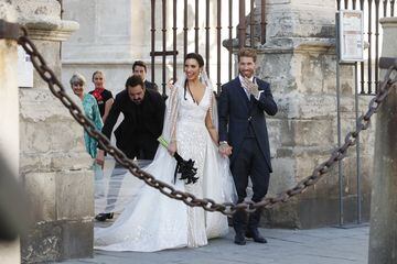 Newlyweds Pilar Rubio and Sergio Ramos.
