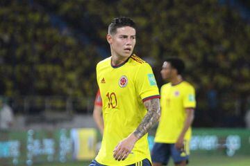 Las mejores imágenes del duelo entre Colombia y Paraguay en Barranquilla por la jornada 14 de las Eliminatorias rumbo a Qatar 2022.