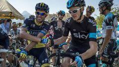 TOUR DE OM&Aacute;N. Froome gan&oacute; a Contador en la carrera oman&iacute;.