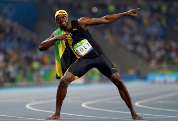 El hombre más veloz en la historia de la humanidad también es uno de los deportistas con imagen mejor pagada. Bolt tiene como patrocinadores principales a Puma y Gatetorade, pero también está aliado con otras como Sprint y Hublot para un total de 32 millones en 2017.
