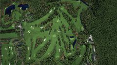 Imagen a&eacute;rea del Augusta National Golf Club, el recinto que acoge el Masters de Augusta, primer major de la temporada.