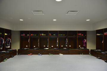 Inside the world's most stunning football changing rooms