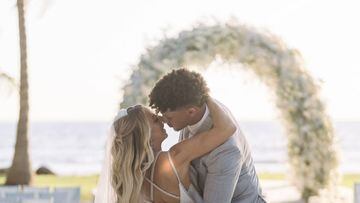 Patrick Mahomes and Brittany Matthews tie the knot