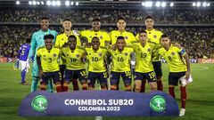 Selección Colombia en el Sudamericano Sub 20