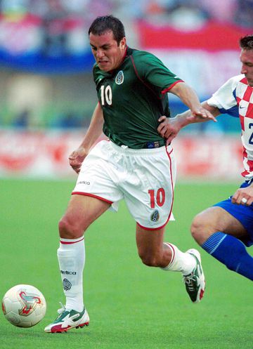 Con gol de Cuauhtémoc Blanco, quien en aquel momento jugaba en el Valladolid, México venció a Croacia por la mínima en su debut en Corea Japón 2002.