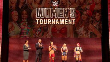Cartel promocional del WWE Women´s Tournament.