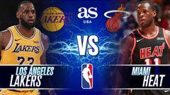 Sigue todas las acciones del partido entre los Lakers y el Miami Heat en el American Airlines Arena, en directo y en vivo online en As.com