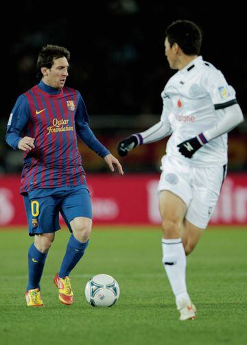 El 15 de diciembre de 2011, Barcelona se enfrentó al cuadro de Catar y ganaron 4 a 0, Messi disputó los 90 minutos y no pudo anotar.
