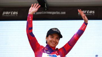 Jennifer Ducuara en la etapa 2 de la Vuelta a Burgos.