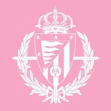 Real Madrid CF Logo with Crown and Pink Ribbon