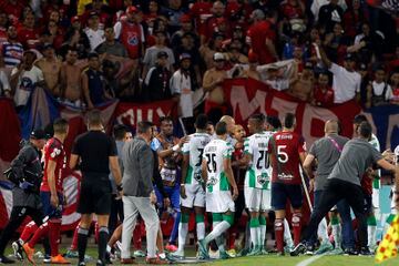Atlético Nacional e Independiente Medellín empataron en el clásico paisa de la décima jornada de la Liga BetPlay 2023-I. Luciano Pons y Dorlan Pabón marcaron los dos goles del compromiso.