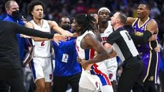 Lebron James was ejected from the Lakers vs Pistons game after hitting Isaiah Stewart in the face. Anthony Davis defends the LA star, &ldquo;he isn&rsquo;t a dirty guy&rdquo;
