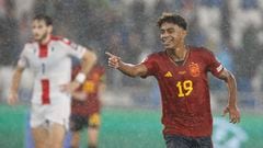 Barça winger Yamal became Spain’s youngest ever player and scorer in the Euro 2024 qualifying thrashing of Georgia.