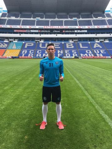 Steven Mondragón, refuerzo del Puebla, no ha jugado con el primer equipo. Con la Sub-20 de los camoteros tiene 5 partidos y 450 minutos.