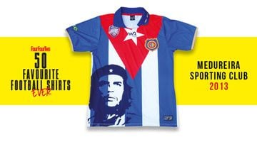 Camiseta de 2013 para conmemorar el 50 aniversario de la visita del Che Guevara al club brasileño.