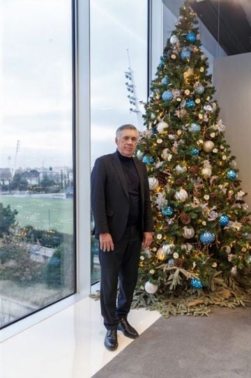 Carlo Ancelotti. Merry Christmas to all AS readers