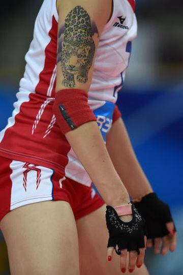 Jugadora rusa de voleibol.