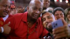 ¡Es una estrella!: el gesto de Vidal por el que ya lo aman en Flamengo
