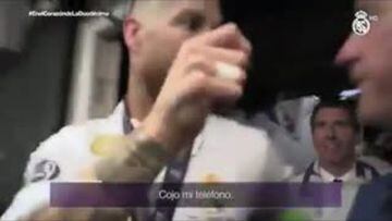 Momento en el que UEFA pide a Ramos ir a control al doping