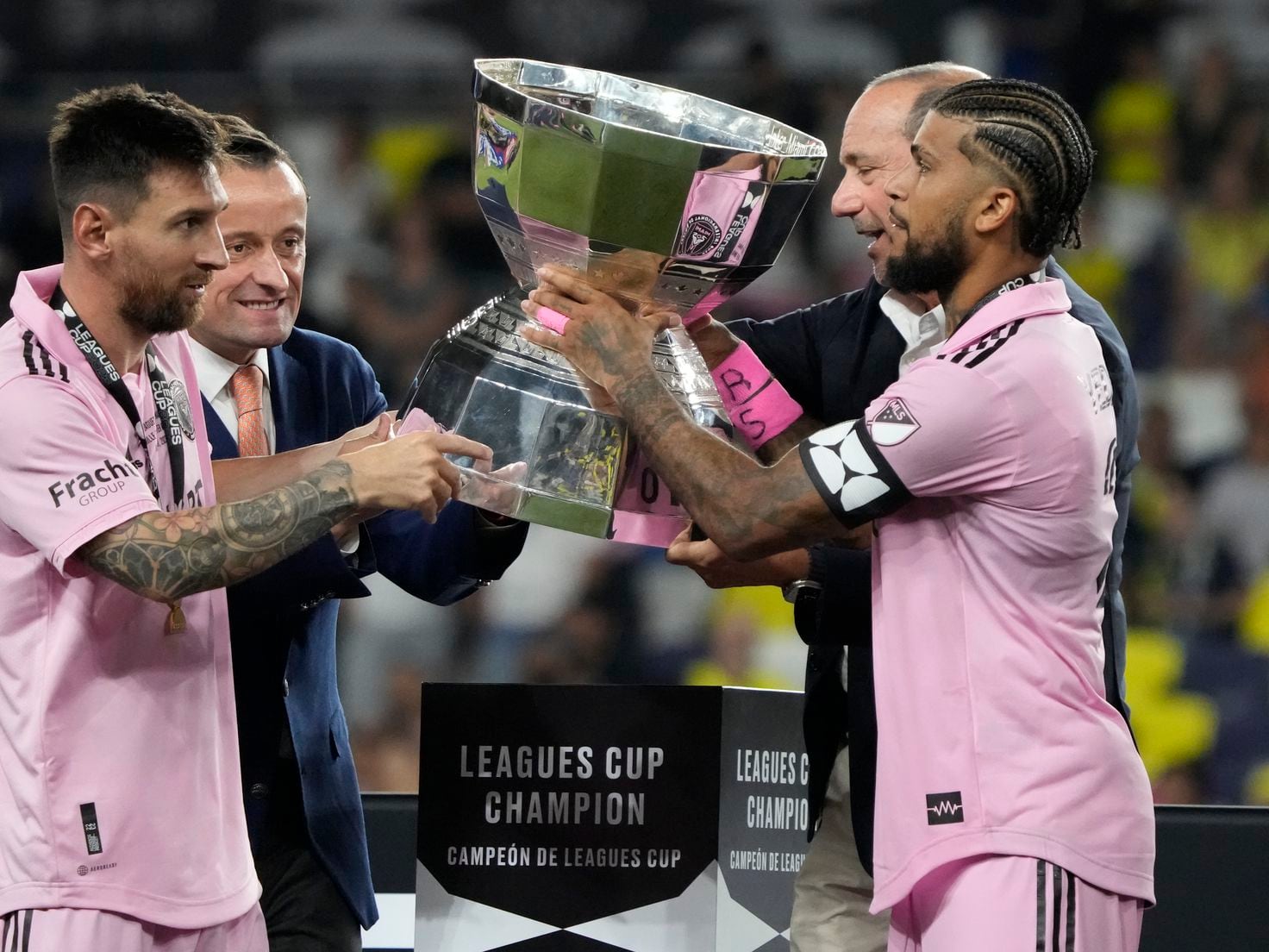 Lionel Messi and Inter Miami capture first trophy in club history