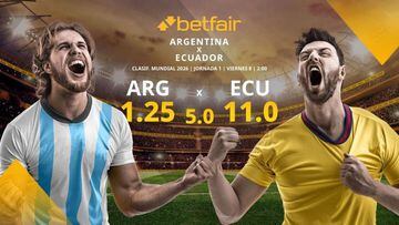 Argentina vs. Ecuador: horario, TV, estadísticas, clasificación y pronósticos