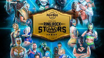 Este es el cartel de Lucha Libre Triple A para Ring & RockstAAArs 2022