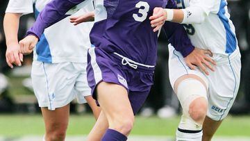 Prior to her professional debut, Rapinoe was in the NCAA Women's University Cup with the University of Portland.