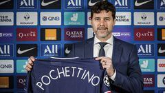 French football club Paris Saint-Germain&#039;s newly appointed coach Mauricio Pochettino during press conference to officially present him as the club&#039;s new recruit on January 2, 2021 in Paris, France.  *** Local Caption *** .