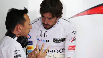 Yusuke Hasegawa y Fernando Alonso