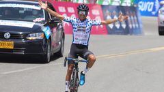 Yesid Pira es el rey de la Línea y nuevo líder de la Vuelta