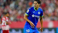 Enes Unal of Getafe CF during the La Liga match between Girona FC and Getafe CF played at Montilivi Stadium on August 22, 2022 in Girona, Spain. (Photo by Sergio Ruiz / PRESSINPHOTO) during the La Liga match between Girona FC and Getafe CF played at Montilivi Stadium on August 22, 2022 in Girona, Spain. (Photo by Sergio Ruiz / Pressinphoto / Icon Sport)