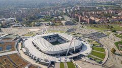 Juventus Stadium de Tur&iacute;n, sede de la final de la Champions femenina.