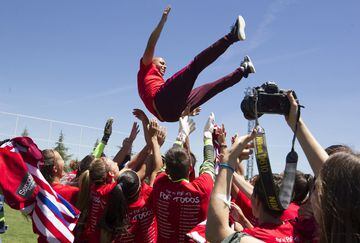 Atlético Madrid Women's first league title - in pictures
