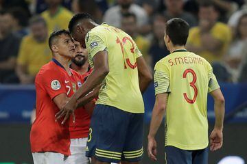 Las mejores imágenes del encuentro de Colombia contra Chile