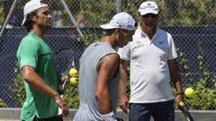 Toni Nadal: "Rafa llega bien, tiene buenas sensaciones "