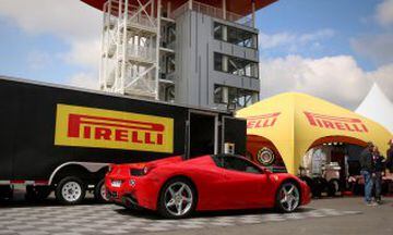 Giancarlo Fisichella realizó la presentación en el Autódromo Internacional de Codegua, en el marco del tour Mundial “Corso Pilota Ferrari 2015”.