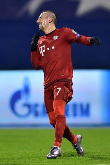 Franck Ribery actúa en el Bayern Munich de Alemania, una lesión lo alejó por un rato de las canchas, y sonó para reforzar al América, también para su centenario