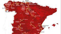 Vuelta a España 2022: etapas, recorrido y perfiles
