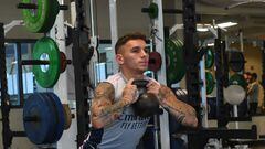ANNAPOLIS, MARYLAND - JULY 14: Lucas Torreira of Arsenal during a training session on July 14, 2022 in Annapolis, Maryland. (Photo by Stuart MacFarlane/Arsenal FC via Getty Images)